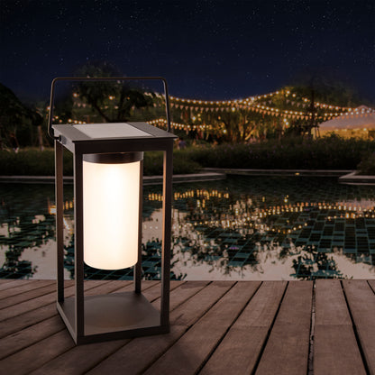 LED Solarlaterne "JILU" H: 28cm