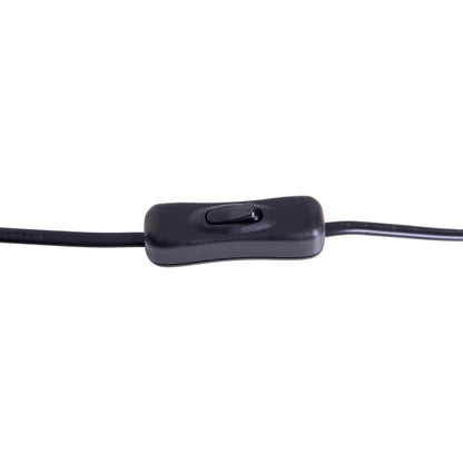 Metall-Tischleuchte "FARO" H: 28,5cm schwarz