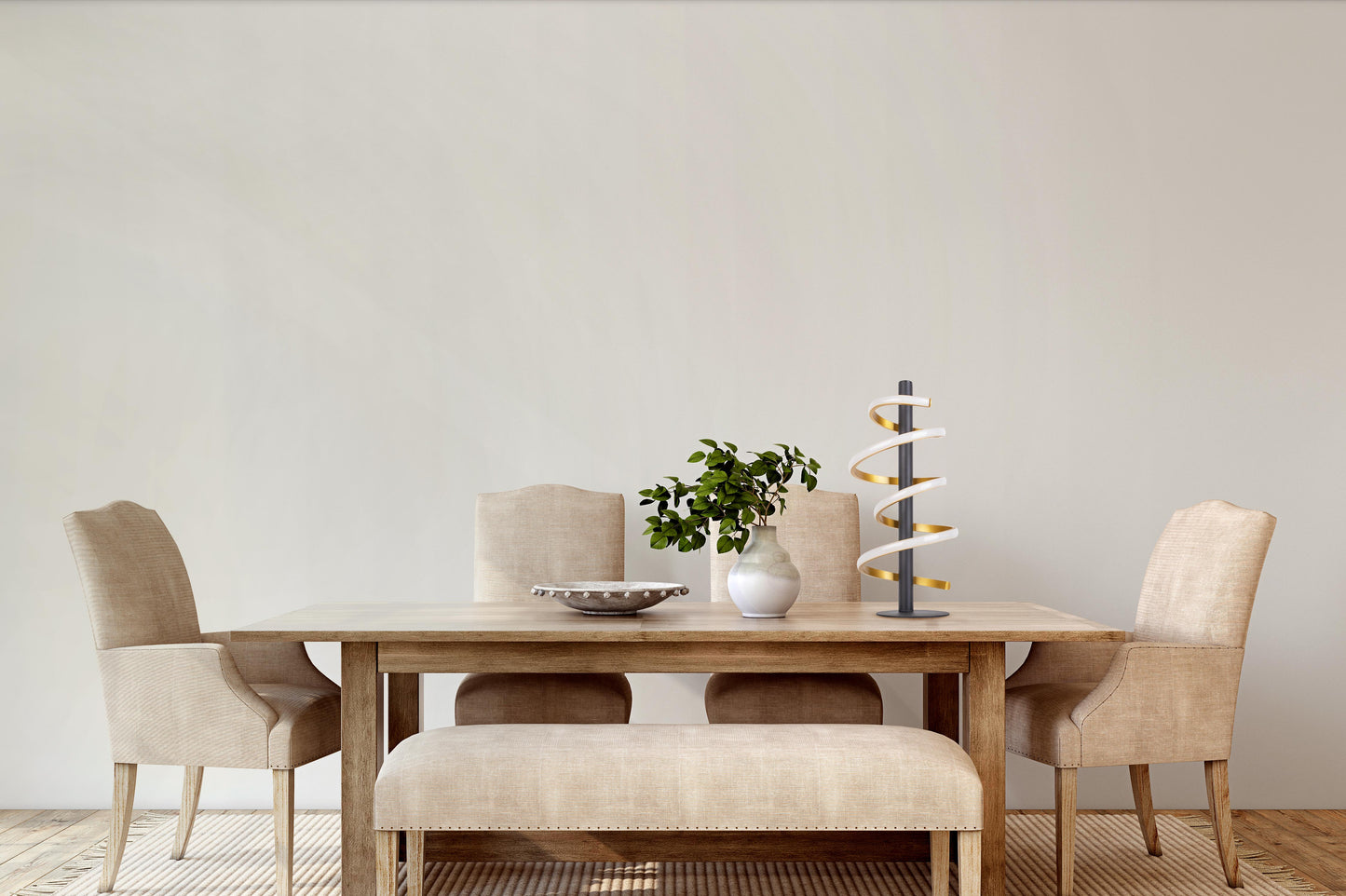 LED Tischleuchte "BELLEZA" H: 50cm gold