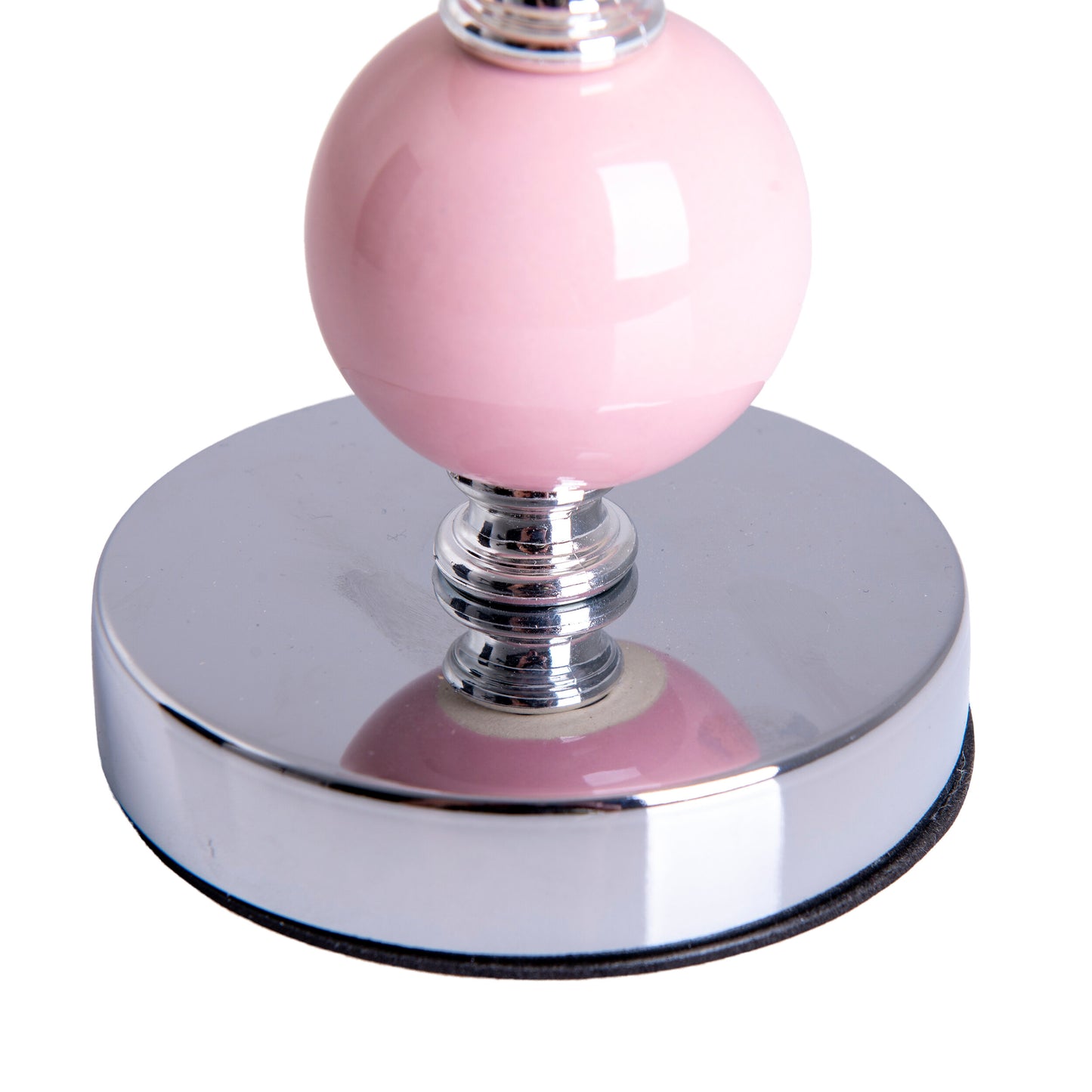 Keramik Tischleuchte "ARAGA" H: 36cm rosa