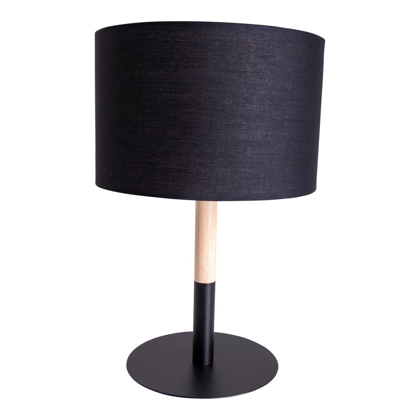 Textil-Tischleuchte "TESSILE" H: 37cm schwarz