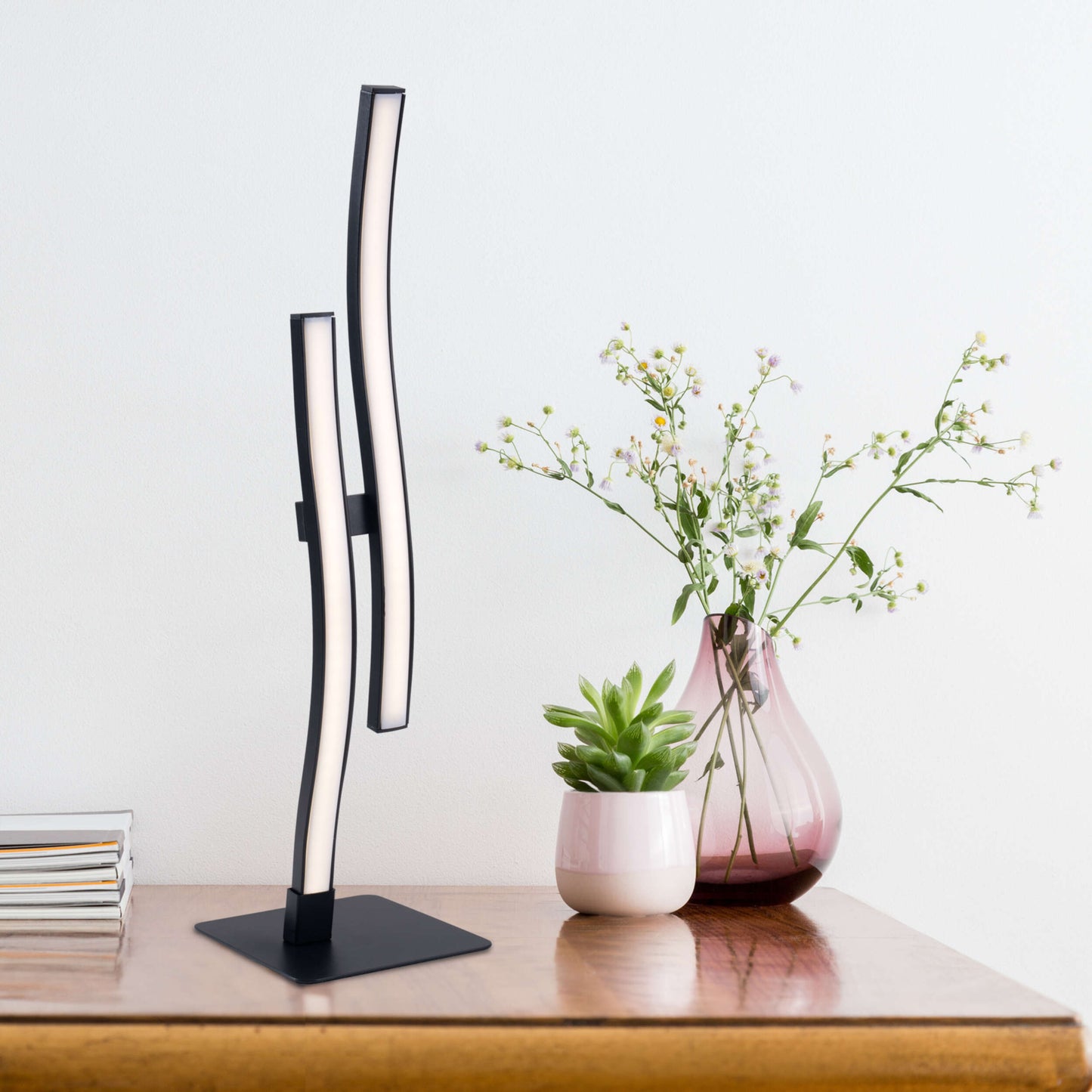 LED Tischleuchte "ONDA" H: 44cm