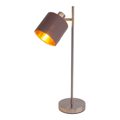 Tischleuchte  "MARON" H: 51cm braun