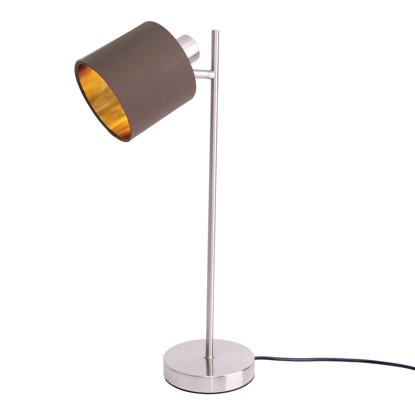 Tischleuchte  "MARON" H: 51cm braun