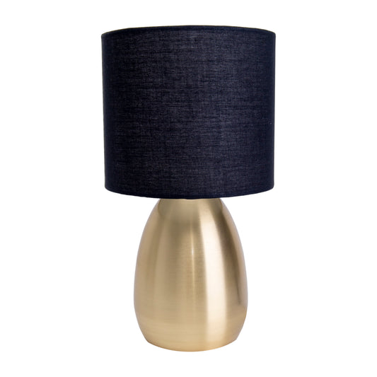 Tischleuchte "AURUM" H: 33cm gold / schwarz