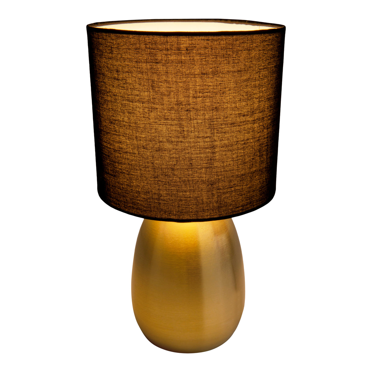 Tischleuchte "AURUM" H: 33cm gold / schwarz