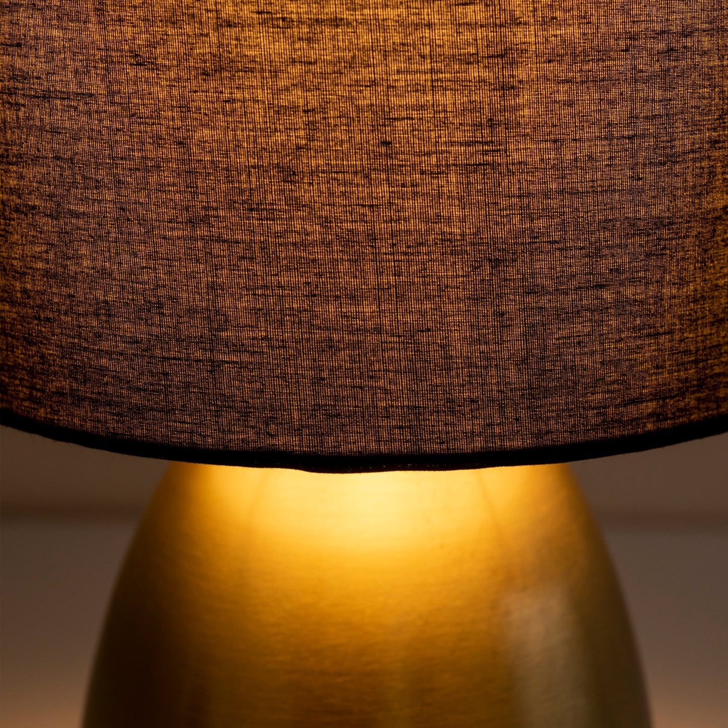 Tischleuchte "AURUM" H: 33cm gold / schwarz