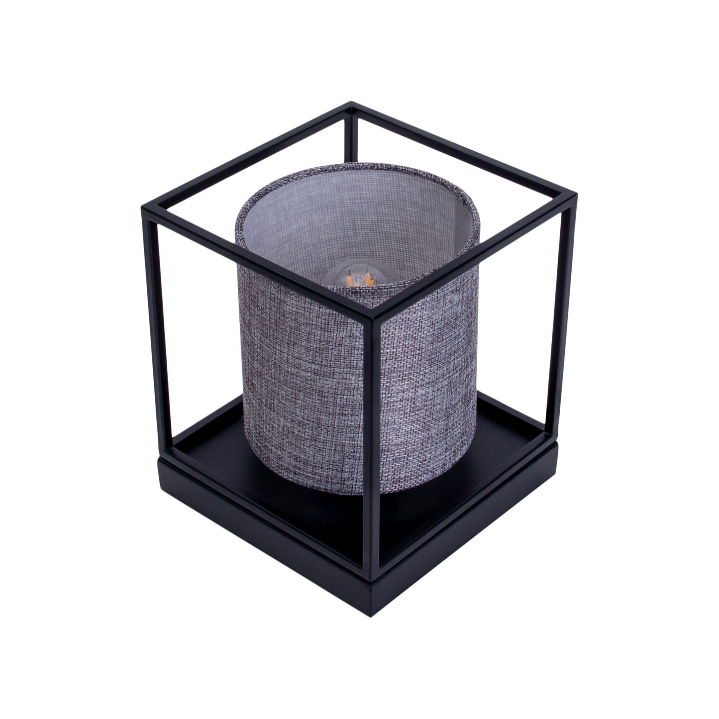 Tischleuchte "BETA" H: 17cm grau