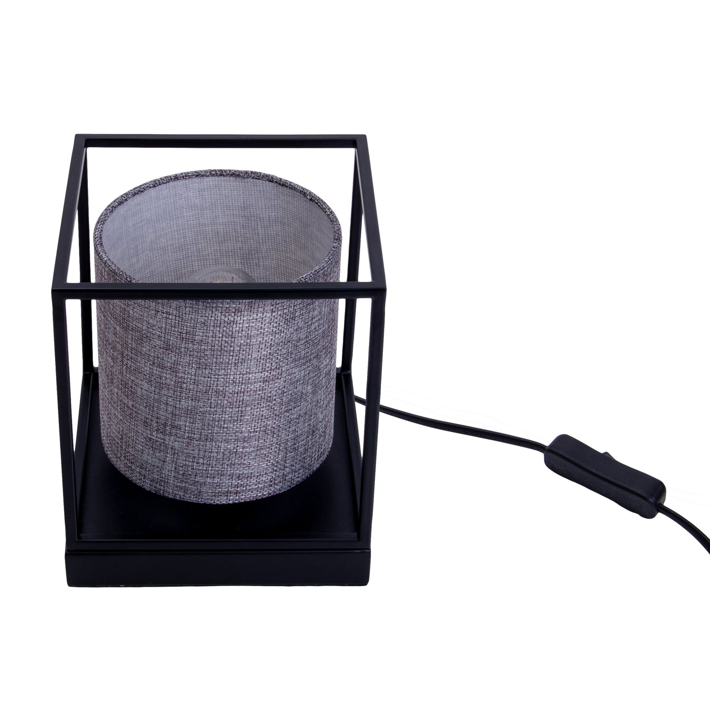 Tischleuchte "BETA" H: 17cm grau
