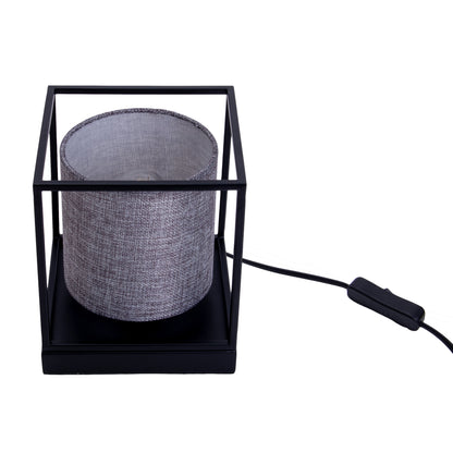 Tischleuchte "BETA" H: 17cm grau