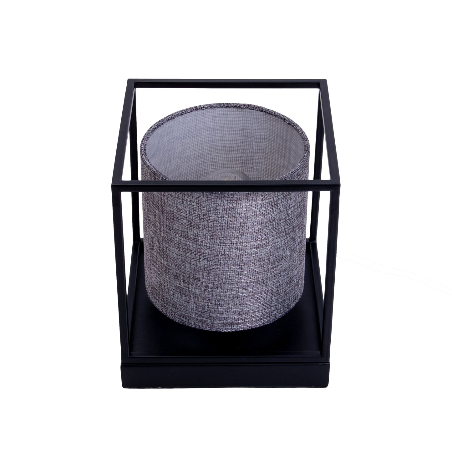 Tischleuchte "BETA" H: 17cm grau
