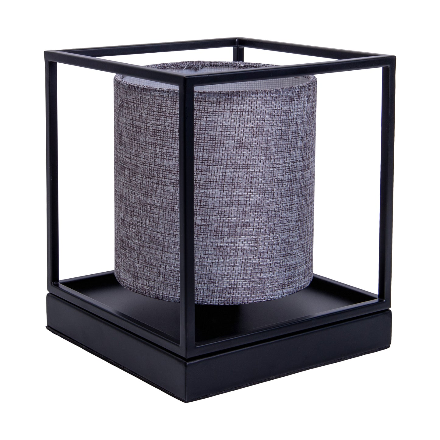 Tischleuchte "BETA" H: 17cm grau