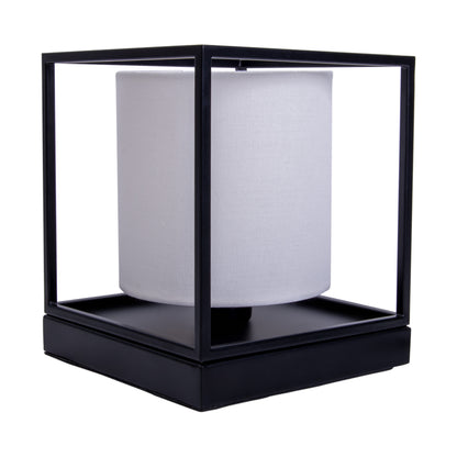 Tischleuchte "BETA" H: 17cm weiß