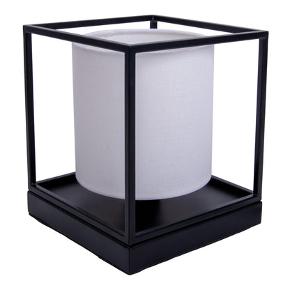 Tischleuchte "BETA" H: 17cm weiß