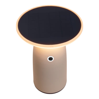 LED Solarleuchte "ADA" H: 22,5cm weiß
