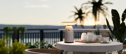 LED Solarleuchte "ADA" H: 22,5cm weiß
