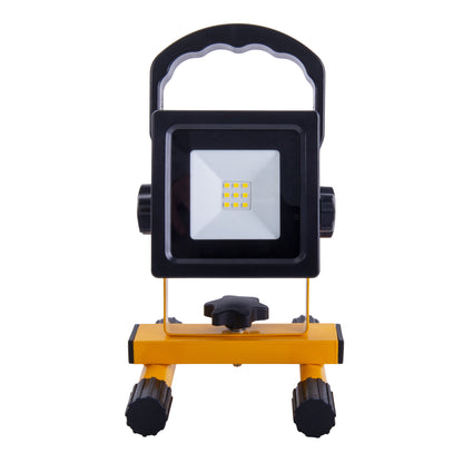 LED- Strahler "Pablo", aus schwarzem Kunststoff mit fest verbauten LEDs, praktisch für Garage, Werkstatt und Camping