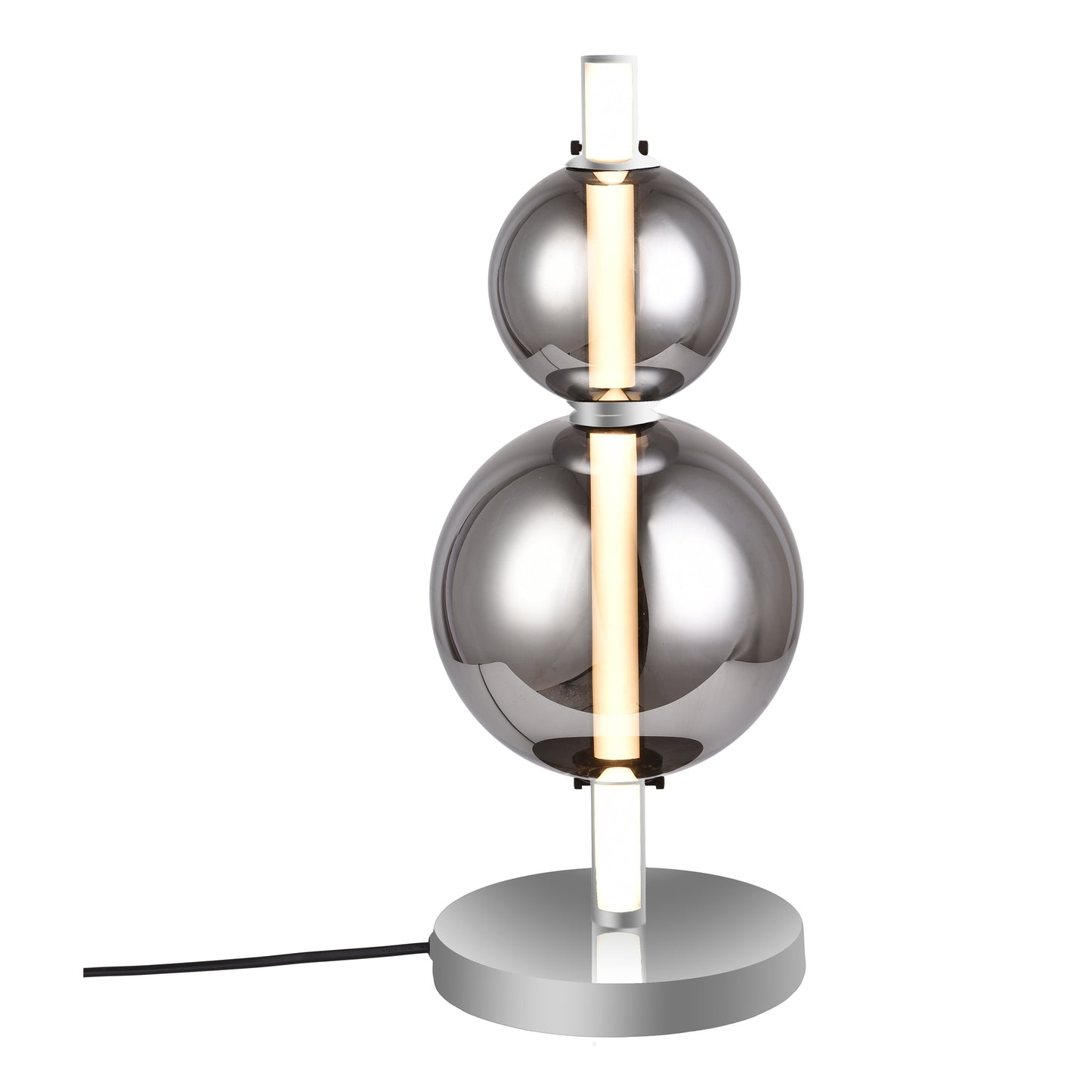 LED Tischleuchte "NOVA" H: 44cm chrom