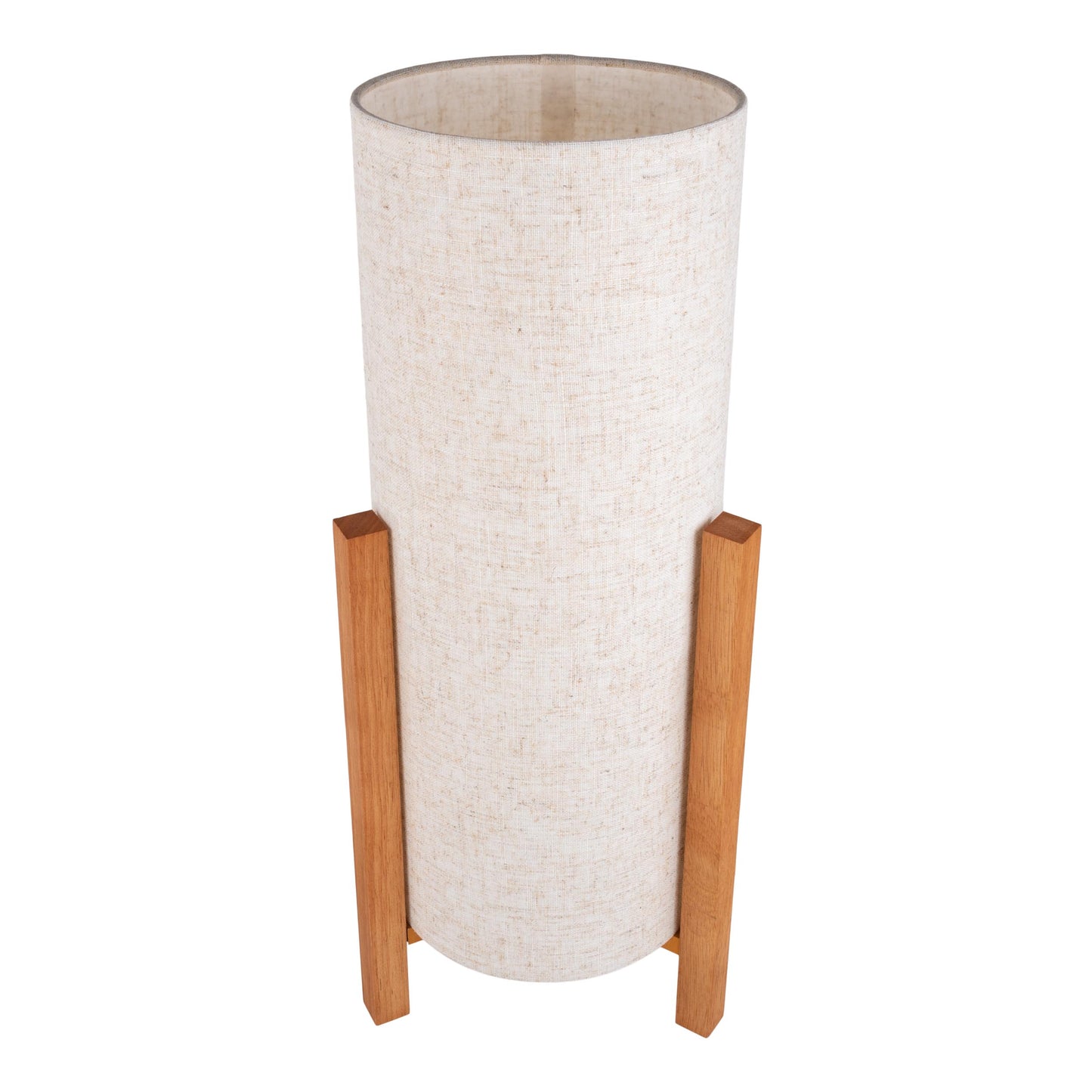 Tischleuchte "MATILDA" H: 52cm leinen/natur