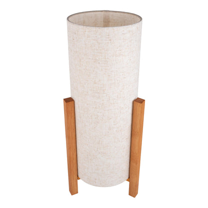Tischleuchte "MATILDA" H: 52cm leinen/natur