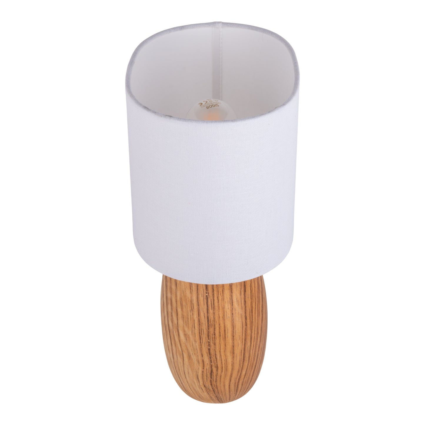 Keramik Tischleuchte "WOODY" H: 31,5cm