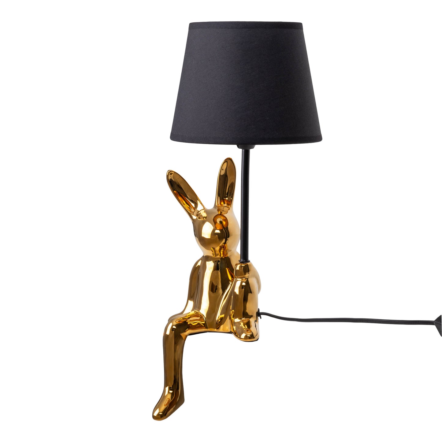 Tischleuchte "HELGE" D: 18 cm gold