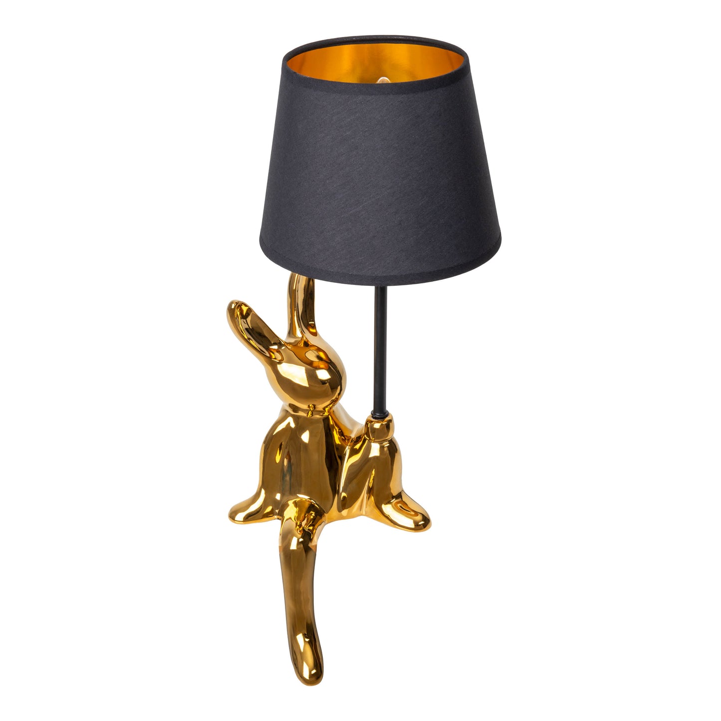 Tischleuchte "HELGE" D: 18 cm gold