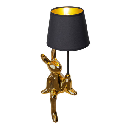 Tischleuchte "HELGE" D: 18 cm gold