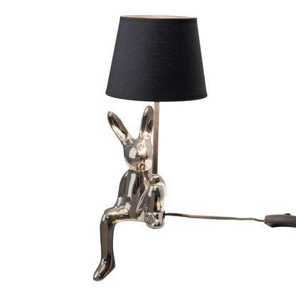 Tischleuchte "HELGE" D: 18 cm silber