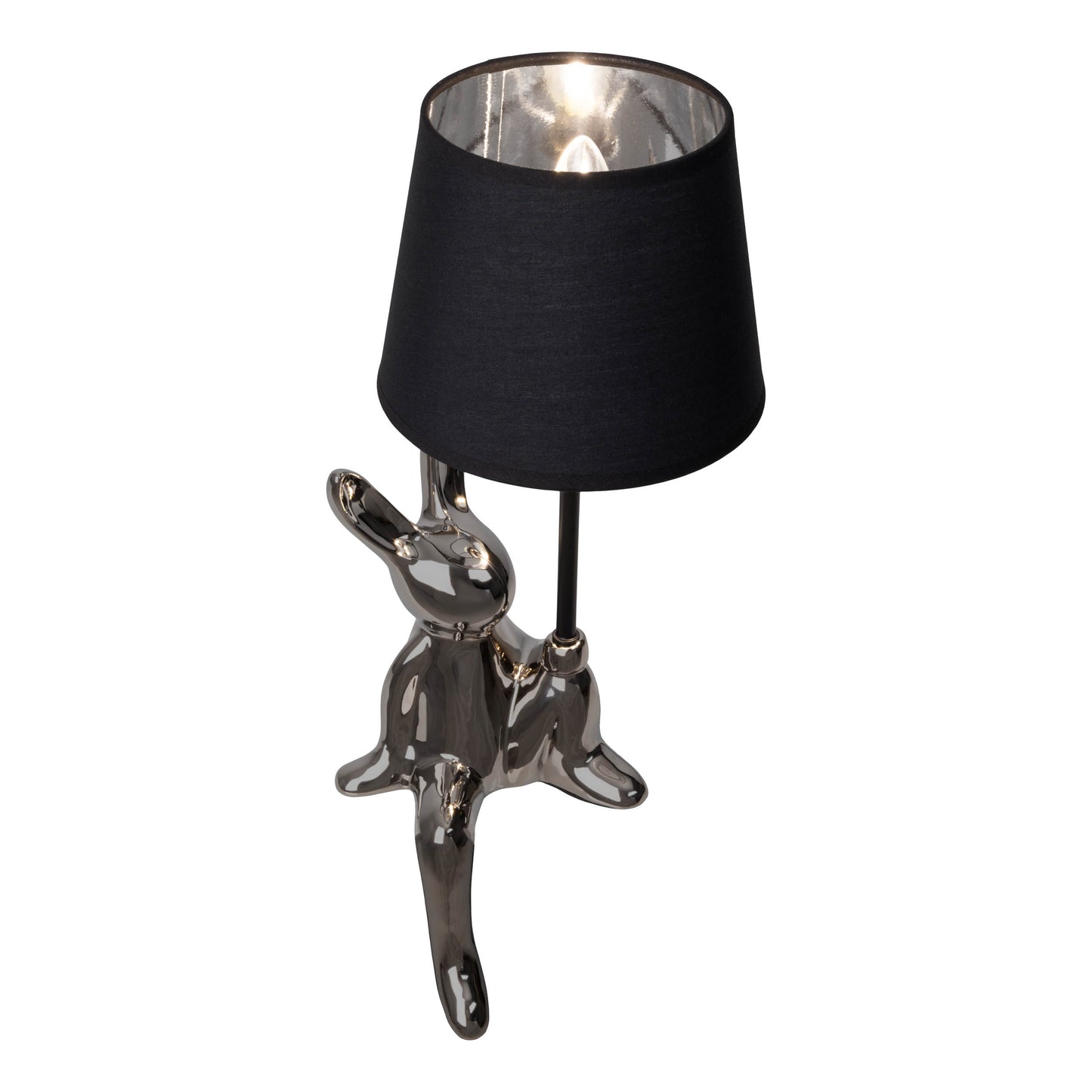Tischleuchte "HELGE" D: 18 cm silber
