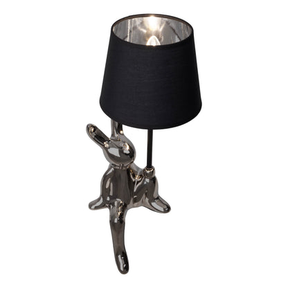 Tischleuchte "HELGE" D: 18 cm silber
