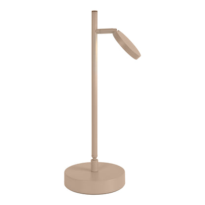 LED Akku-/ Tischleuchte "LUPA" H: 45cm almond