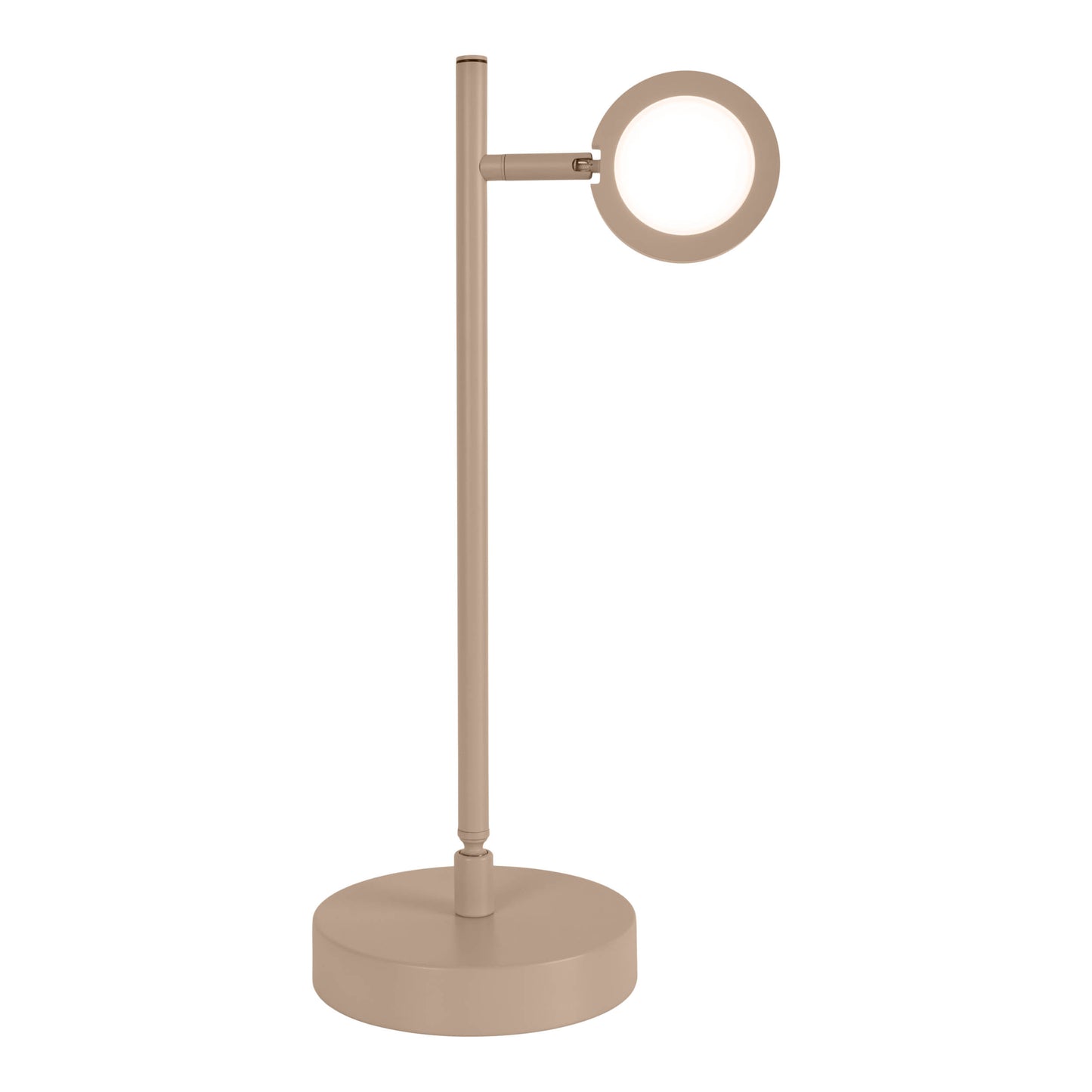 LED Akku-/ Tischleuchte "LUPA" H: 45cm almond