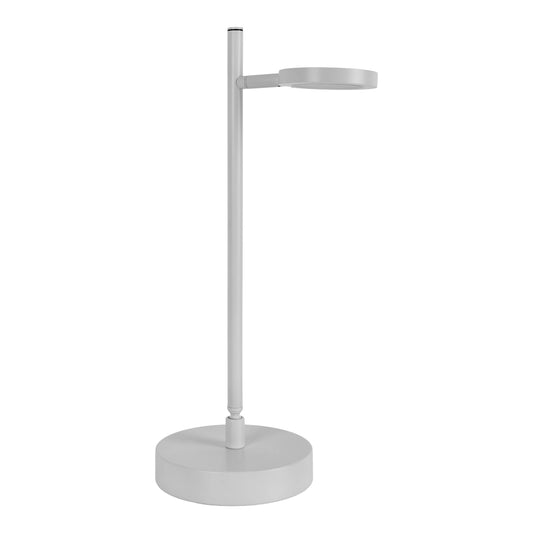 LED Akku-/ Tischleuchte "LUPA" H: 45cm weiß