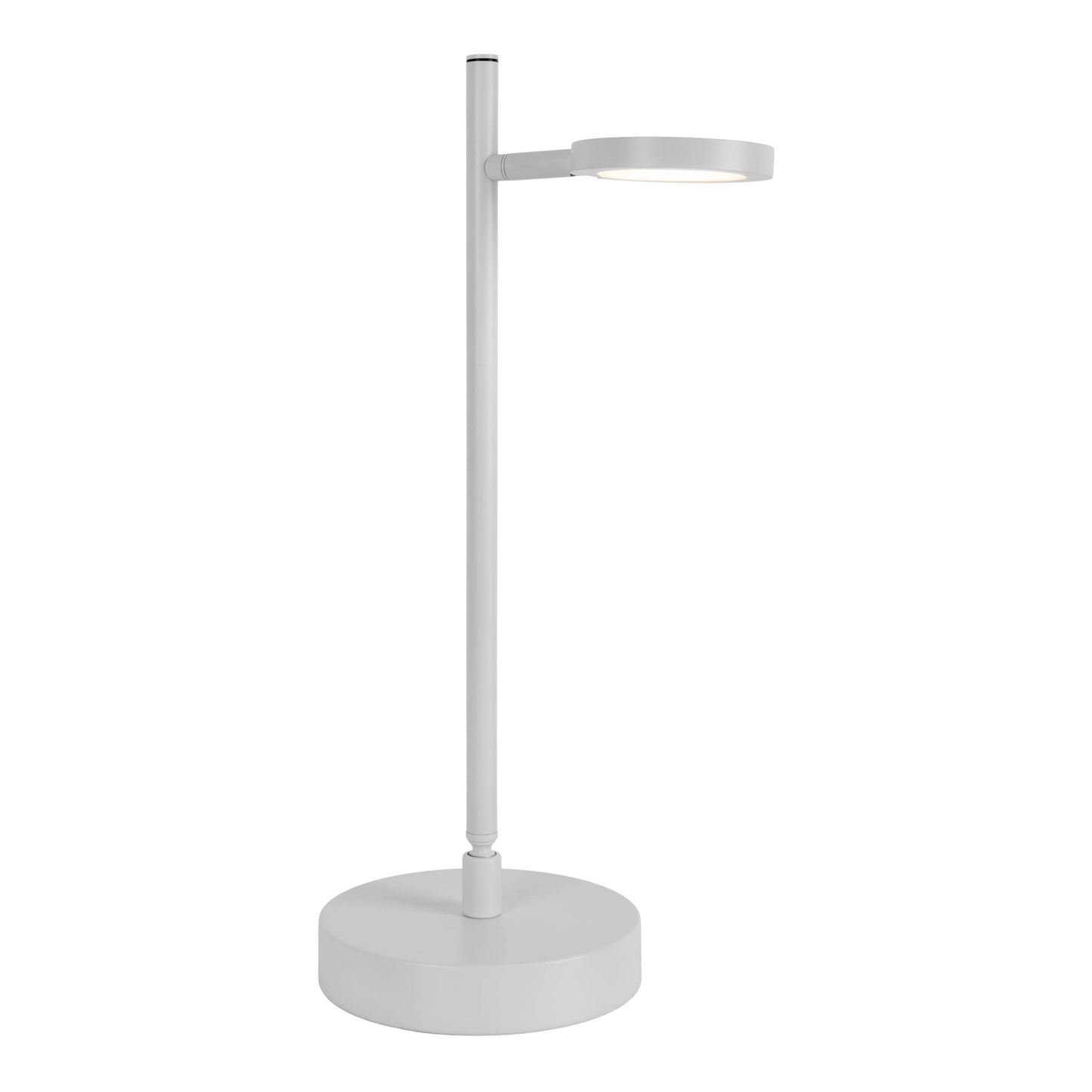 LED Akku-/ Tischleuchte "LUPA" H: 45cm weiß