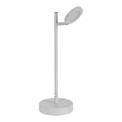 LED Akku-/ Tischleuchte "LUPA" H: 45cm weiß