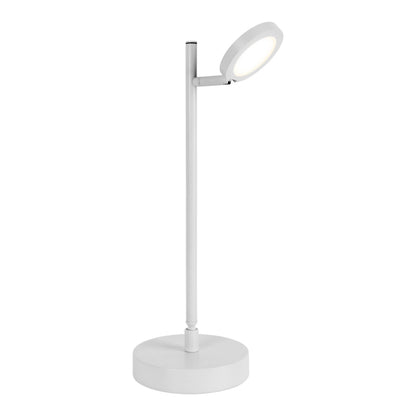 LED Akku-/ Tischleuchte "LUPA" H: 45cm weiß