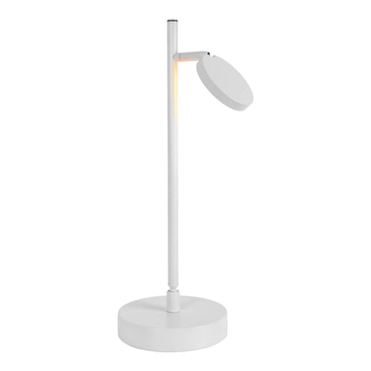 LED Akku-/ Tischleuchte "LUPA" H: 45cm weiß
