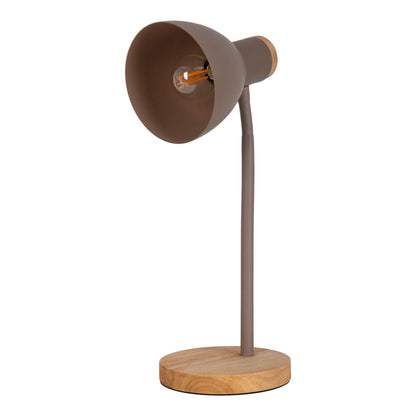 Schreibtischleuchte "MARIE" H: 36,5cm braun