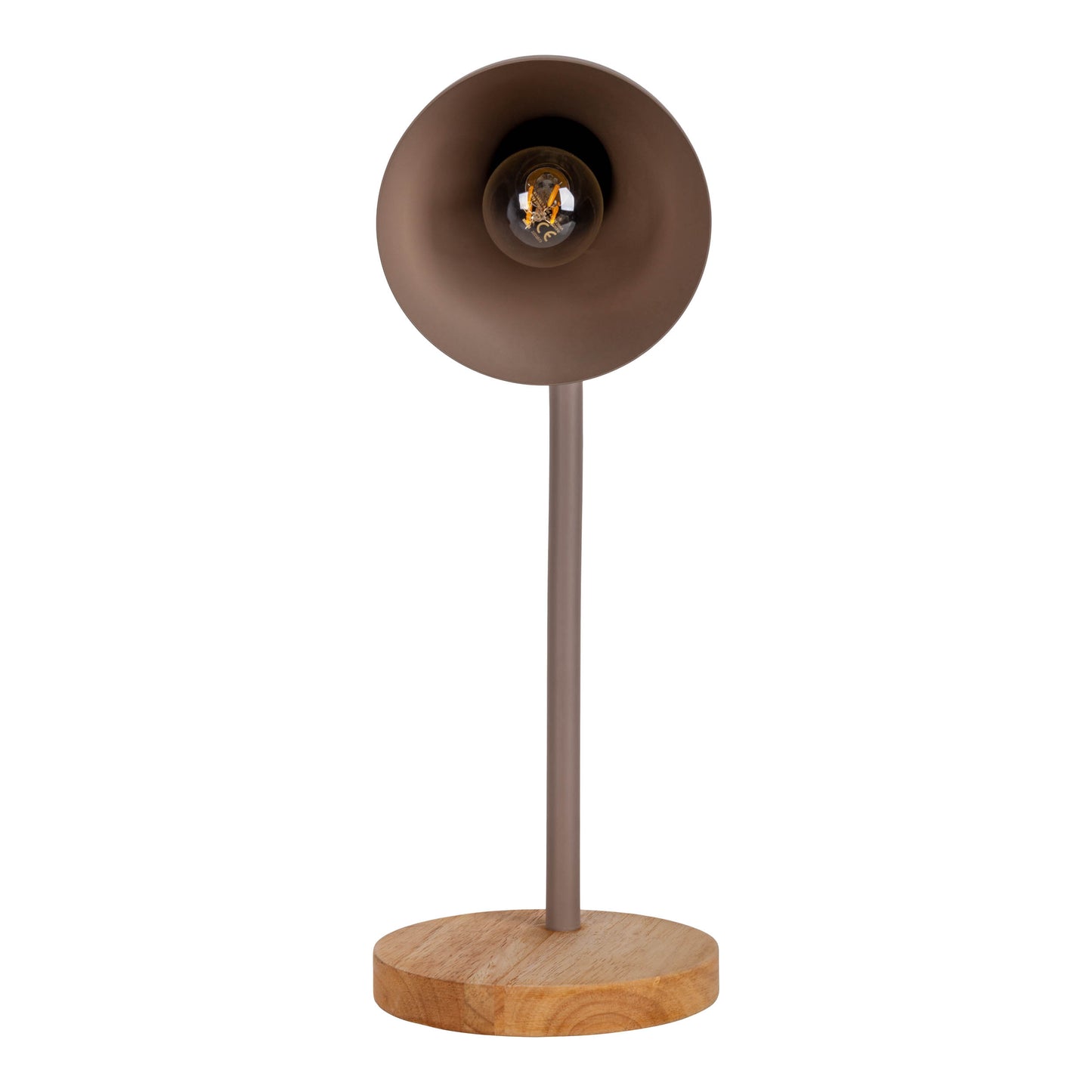 Schreibtischleuchte "MARIE" H: 36,5cm braun