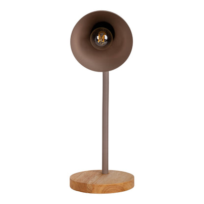 Schreibtischleuchte "MARIE" H: 36,5cm braun