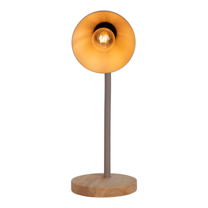 Schreibtischleuchte "MARIE" H: 36,5cm braun