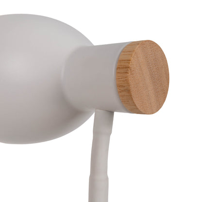 Schreibtischleuchte "MARIE" H: 36,5cm weiß