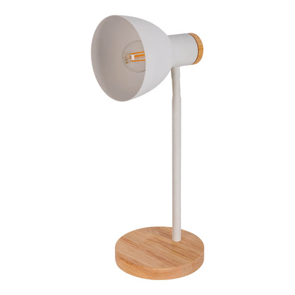Schreibtischleuchte "MARIE" H: 36,5cm weiß