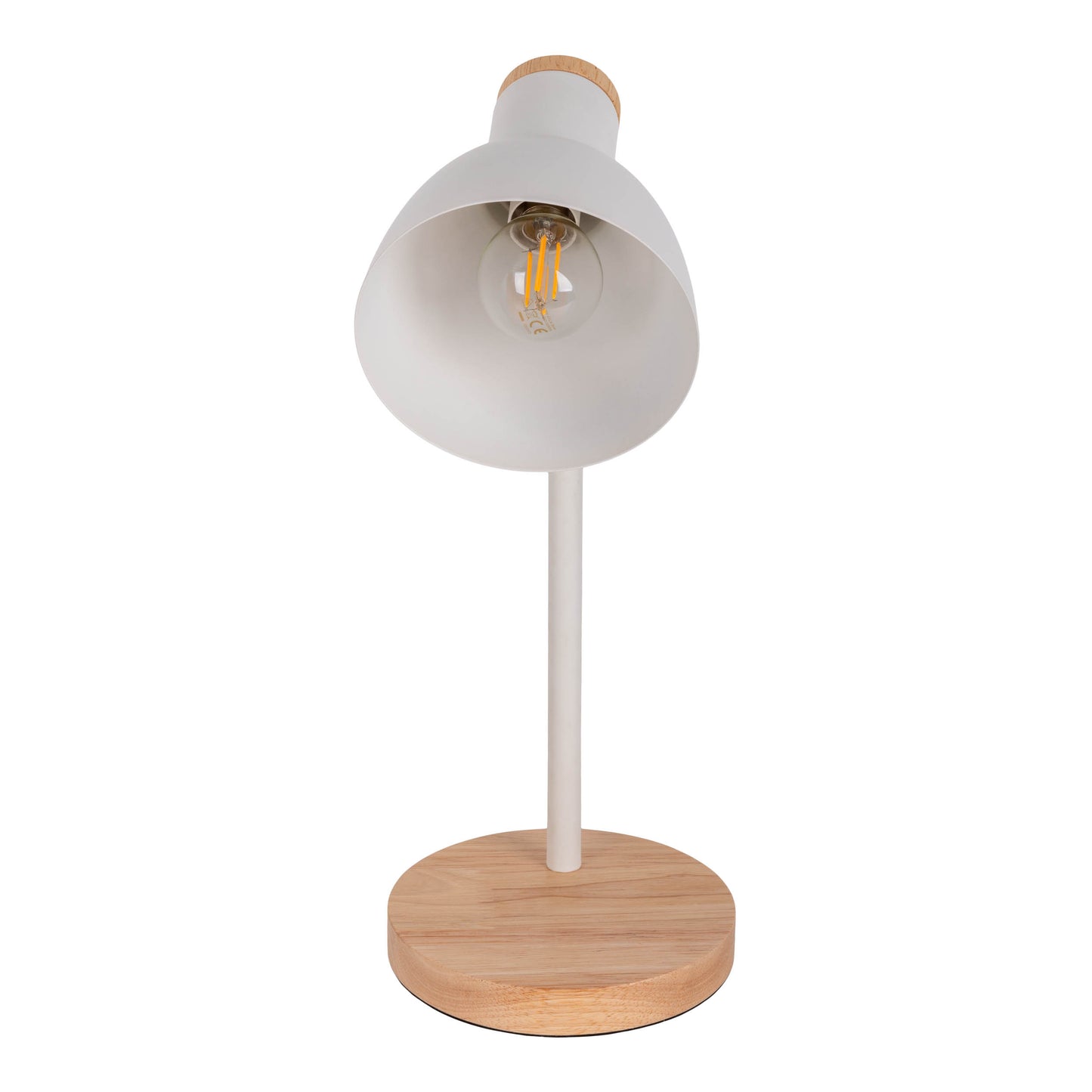 Schreibtischleuchte "MARIE" H: 36,5cm weiß