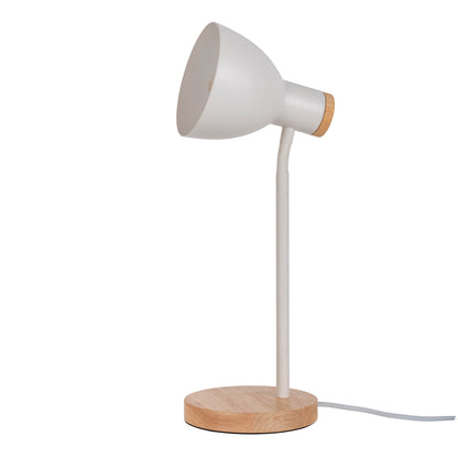 Schreibtischleuchte "MARIE" H: 36,5cm weiß