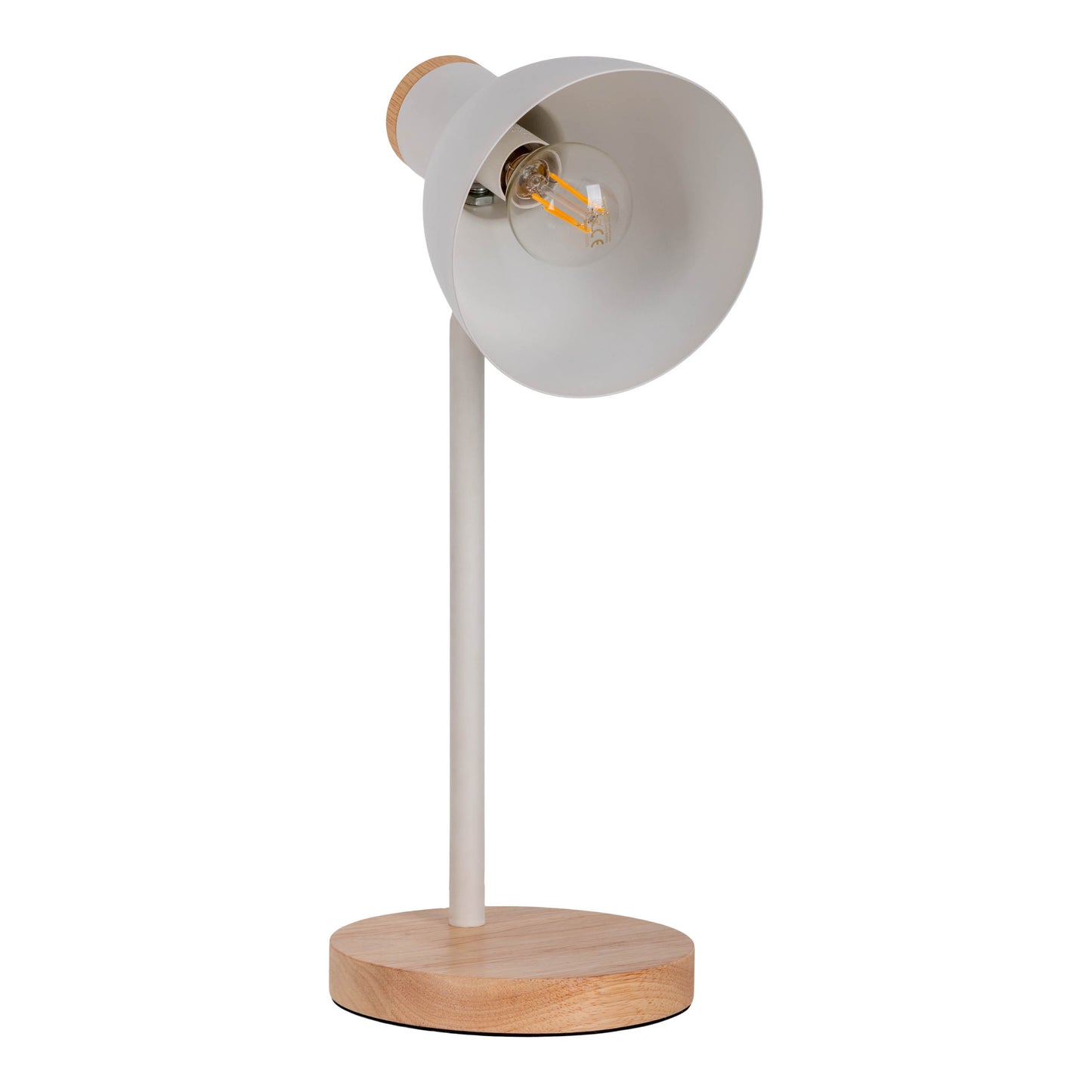 Schreibtischleuchte "MARIE" H: 36,5cm weiß