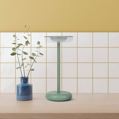 Akku-/Tischleuchte "PASI" H: 26,4cm grün