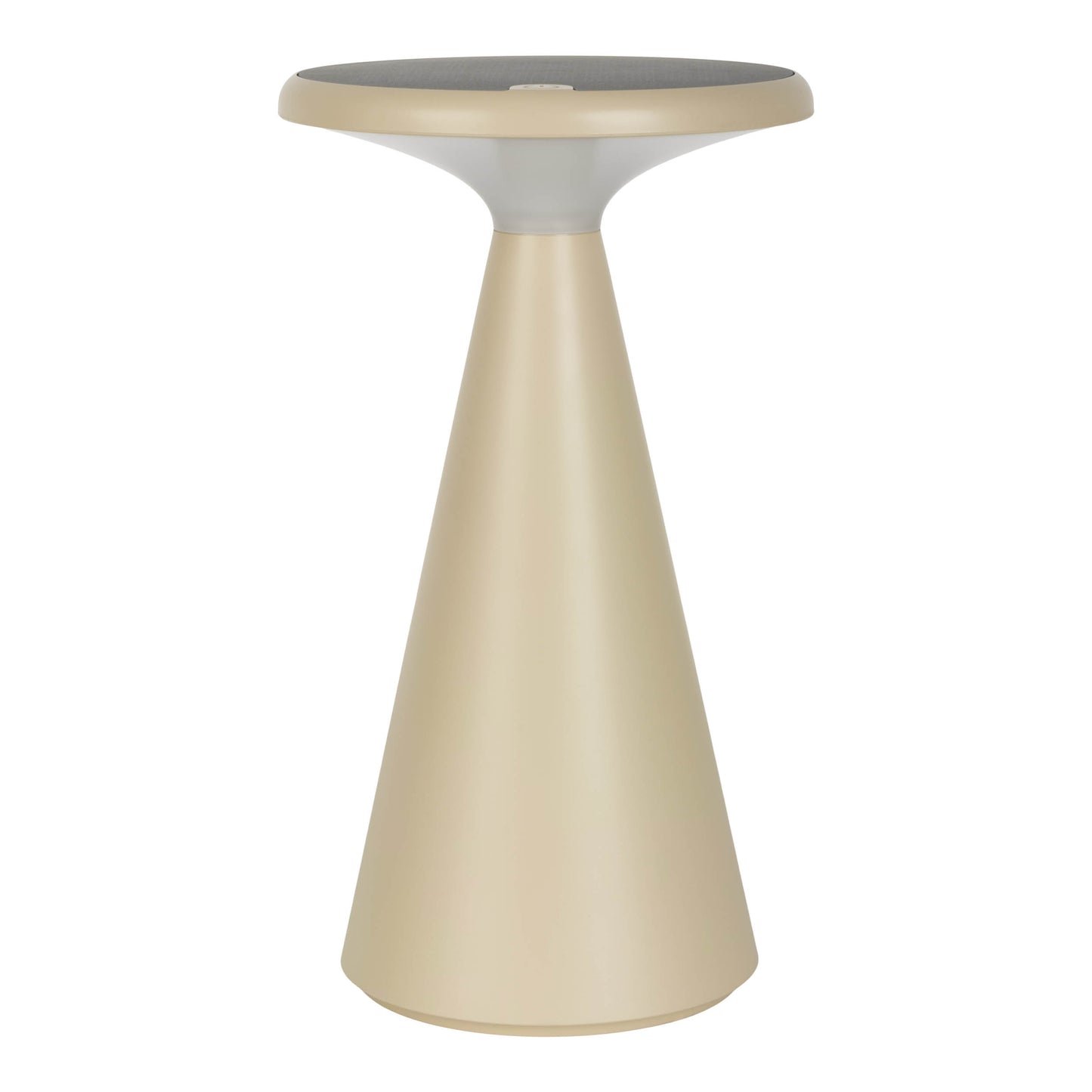 Solar-/Akku-/Tischleuchte "PALU" H: 20cm beige