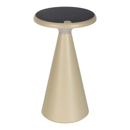 Solar-/Akku-/Tischleuchte "PALU" H: 20cm beige